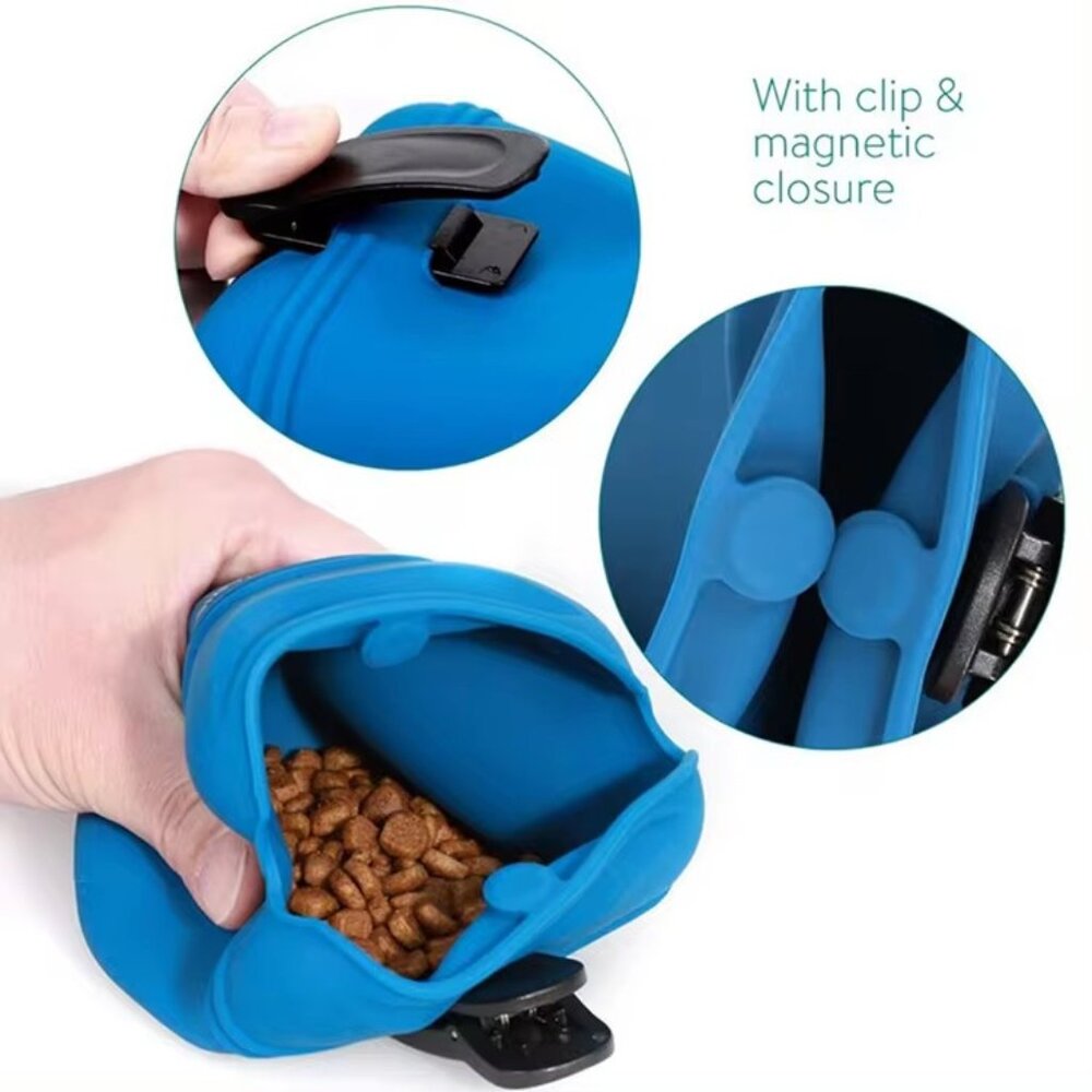Easy Access Clip On Pet Treat Pouch - Picture 2 of 4